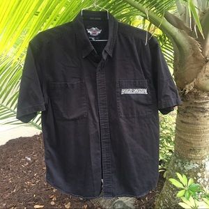 Harley Davidson button up shirt